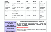 Calvi : le programme des stages éducatifs de l'été 