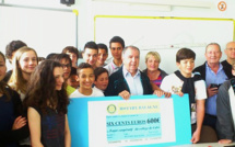 Le Rotary club de Balagne remet un chèque au collège de Calvi