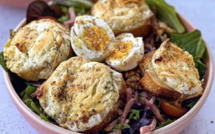 A Table : salade de chèvre chaud avec... la Petite Cuisine de Marie