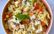 A table : salade de pâtes avec la #lapetiecuisinedemarie