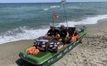 Tour de Corse en pédalo : étape bastiaise pour Armand et Julien