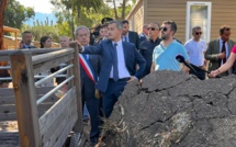 Gérald Darmanin en Balagne le jour d'après...