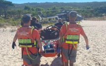 Serra-di-Ferro : Début de noyade sur la plage de Cupabia