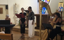 La magie de la harpe et des voix lyriques séduisent le public à Borgo 
