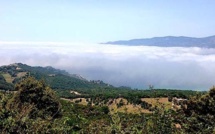Météo : Le golfe de la Liscia dans la brume !