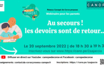 L’instant parent ! : Le Canopé de Corse lance un webinaire gratuit sur l'école et la parentalité