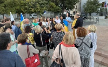 A Bastia, une trentaine de personnes rassemblées pour la paix