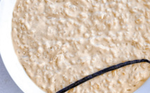 A table : riz au lait à la vanille avec #lapetitecuisinedemarie