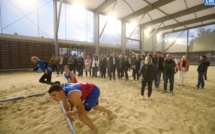 Ajaccio : le CSJC inaugure son terrain de sports de sable