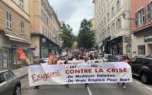 Grève du 29 septembre : A Bastia, la mobilisation rassemble entre 200 et 300 personnes