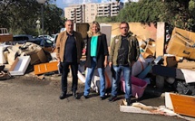 Rond-point, bus, déchets : à Ajaccio, le Rassemblement national se mobilise pour le quartier de Bodiccione