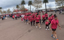 Une vague rose contre le cancer, dans les rues de Bastia