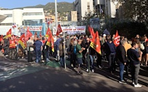 Grève du 18 octobre : plus de 300 manifestants à Bastia