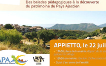 Les premières « Soirées du Patrimoine Bâti » auront lieu à Appietto 
