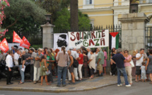 Second rassemblement de soutien au peuple palestinien à Ajaccio