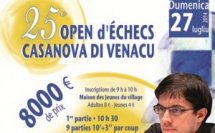 Le 25e open d'échecs de Casanova-di-Venacu : Un grand moment
