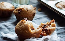 A table : muffins châtaigne-chocolat au cœur fondant