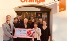 Orange Corse : un chèque de 2 400 € pour aider l'association Inseme