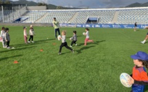  Les élèves des maternelles du Grand Bastia s’éveillent au sport sur la pelouse du Sporting