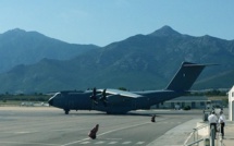 L'A400M véritable mastodonte des airs, s'est posé à Calvi