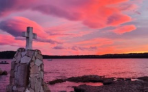 La photo du jour : quand le soleil tire sa révérence à Pinarellu