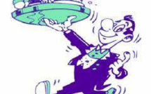 L'Ile-rousse : Course des serveuses et garçons de café