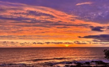 La photo du jour : ciel enflammé plage de Tarcu