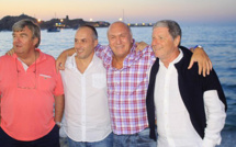  Jean-Michel Larqué et Bernard Champion à "Siesta Beach" de L'Ile-Rousse