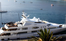 Calvi : Escale, remarquée, du "Samar", magnifique palace flottant de 77 m 