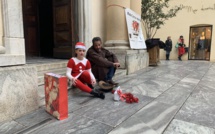 La magie de Noël sur le parvis de Saint Roch à Bastia