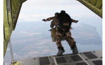 Les commandos parachutistes de l'air en exercice à Calvi