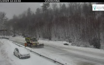 La neige tombe en Corse : la circulation perturbée 