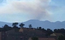 Quenza : Le feu à proximité du refuge d'Asinau. 5 à 6 hectares détruits