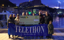 Bonifacio : un chèque de 17 992 € remis au Téléthon