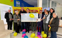  EDF Corse remet un chèque de 6 789 € à l'AFM Téléthon