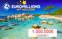 Euromillions - My Million : un gagnant remporte 1 million d'euros à Ventiseri