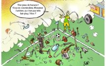 "L'actualité corse vue par Battì" : "surtout pas de peaux de banane"