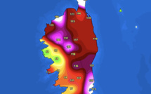 Avec des rafales à 213 km/h, la tempête Larisa a bien soufflé cette nuit en Corse