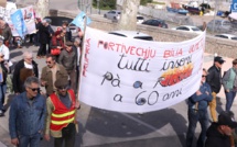 Retraites : à Ajaccio, les manifestants restent mobilisés 