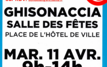 Ghisonaccia : une collecte de sang ce mardi 11 avril