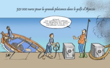 Le dessin de Battì : 521000 euros pour la grande plaisance dans le golfe d'Ajaccio