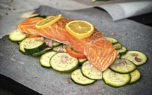 A table : Papillote de saumon et légumes avec #lapetitecuisinedemarie