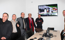 Paul Giacobbi visite les salles opérationnelles du Sdis de Haute-Corse