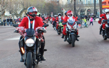 Bastia : Les Pères Noël distribuent les friandises à moto 