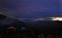 La photo du jour : la vallée de l'Ortolu sous les étoiles