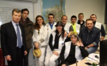 Traditionnelle visite des services mobilisés pour le 31 par le préfet de Corse