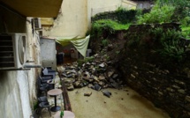 Corte : un mur de soutènement s'effondre après les intempéries