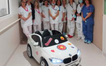 Ajaccio : à la Miséricorde les jeunes patients se rendent au bloc en voiturette