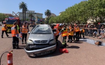 VIDEO - À Bastia, les sapeurs-pompiers mis à l'honneur dans le cadre de leur journée nationale
