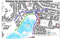 Bastia : Travaux du Guadellu et de la place Vattalapesca, un plan de circulation mis en place